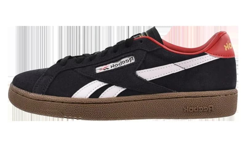 Reebok — Club C Grounds "Black / Footwear White / Gum" 100256208 — Sneaker — resale