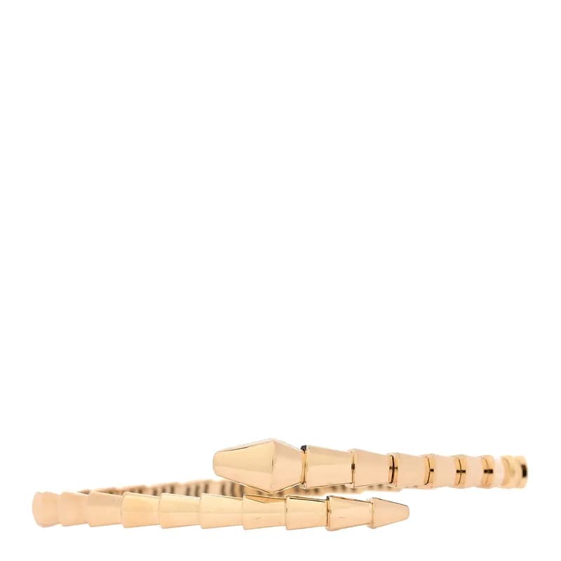 Bulgari — 18K Yellow Gold Serpenti Viper Bracelet 17 — Jewelry — resale
