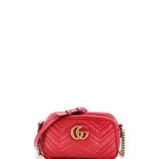 Gucci — Gucci GG Marmont Shoulder Bag Matelasse Leather Small — Handbag — resale