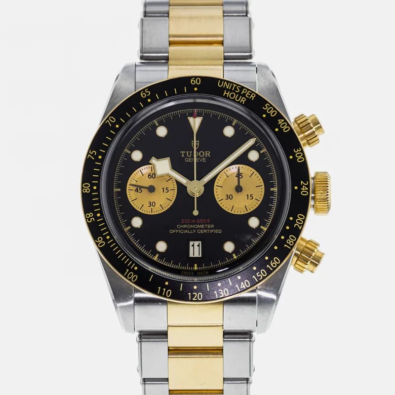 Tudor Heritage Black Bay Chronograph S&amp;G 79363