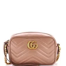 Gucci — Gucci GG Marmont Shoulder Bag Matelasse Leather Mini — Handbag — resale
