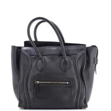 Celine — Celine Luggage Bag Smooth Leather Micro — Handbag — resale