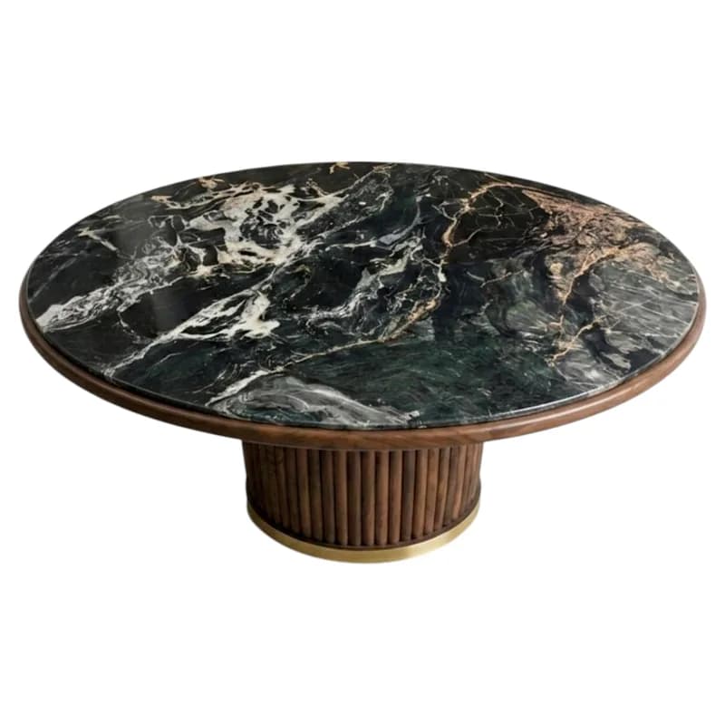Modern Calacatta Viola Oval Dining Table Marble Table Top — Furniture — resale