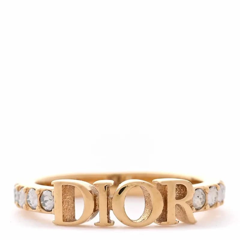 Christian Dior — Metal Crystal DIO(R)EVOLUTION Ring M Gold — Jewelry — resale
