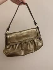 Fendi — Vintage Fendi Chef Bag - Gold Metallic Leather — Handbag — resale