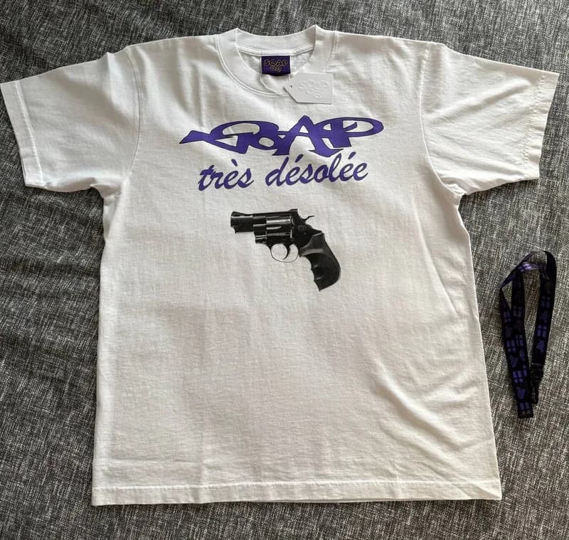 SOAP08 Gun t-shirt by Drain Gang — streetwear — resale