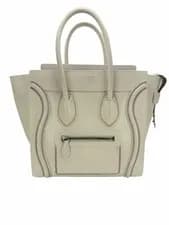 Celine — Celine Luggage Micro Tote Cream Tricolor Stitching Phoebe Philo Era, Excellent — Handbag — resale