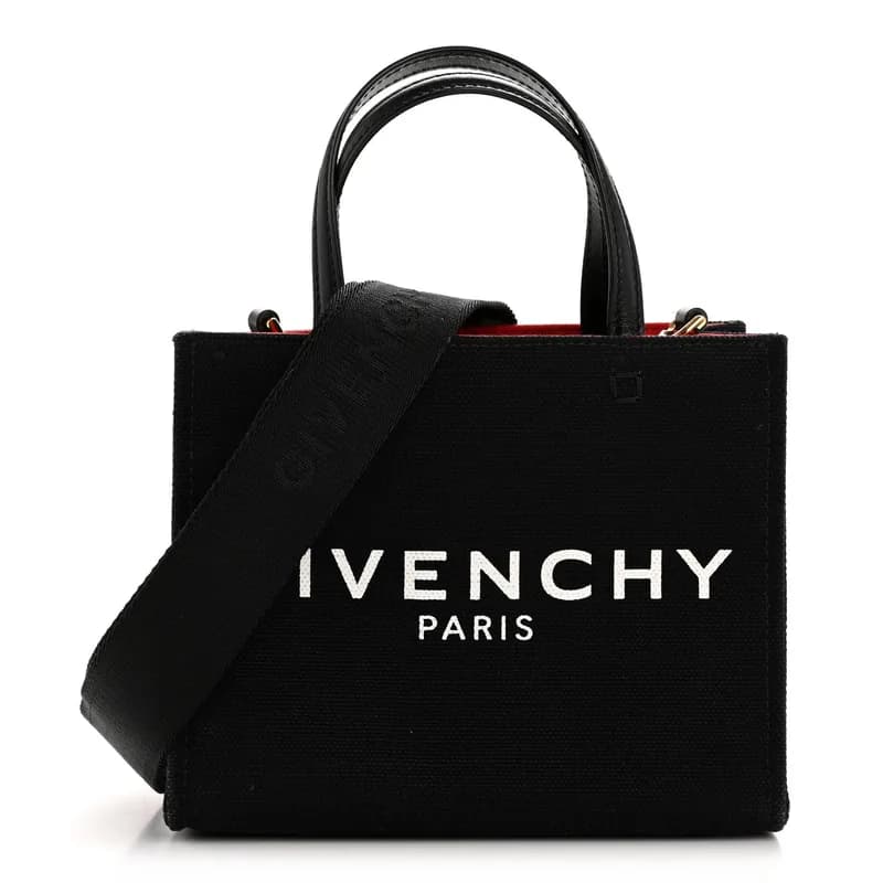 Givenchy — Canvas Mini G-Tote Black — Handbag — resale