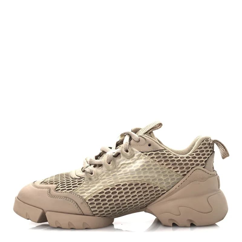 Christian Dior — Mesh D-Connect Sneakers 37.5 Nude — Designer Shoe — resale