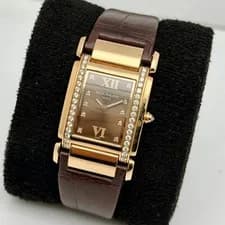 Patek Philippe — Patek Philippe Twenty-4 18K Rose Gold Diamond Chocolate Dial Ladies Watch 4920R — Watch — resale