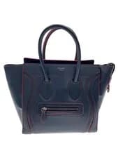Celine — CELINE handbag luggage micro leather Navy Used — Handbag — resale