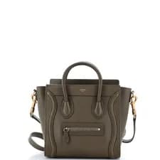 Celine — Celine Luggage Bag Grainy Leather Nano — Handbag — resale