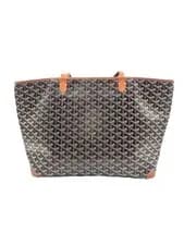 Goyard Saint Louis PM Black Gold Goyardine Tote Bag GR40