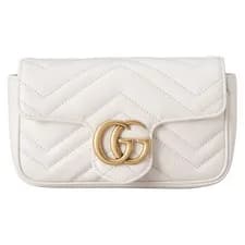 Gucci — Gucci 476433 GG Marmont Super Mini Crossbody Bag — Handbag — resale