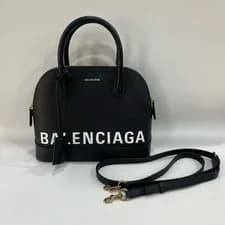 Balenciaga — Balenciaga Vile Small Top Handle Bag Grain Leather Logo Bag Authentic — Handbag — resale