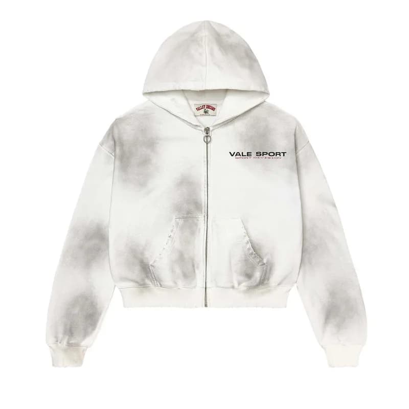 Forever Staple Zip Up Hoodie 'White' — streetwear — resale