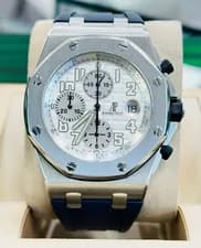 Audemars Piguet — Audemars Piguet Royal Oak Offshore Chrono White Watch 26020ST.OO.D001IN.02.A — Watch — resale