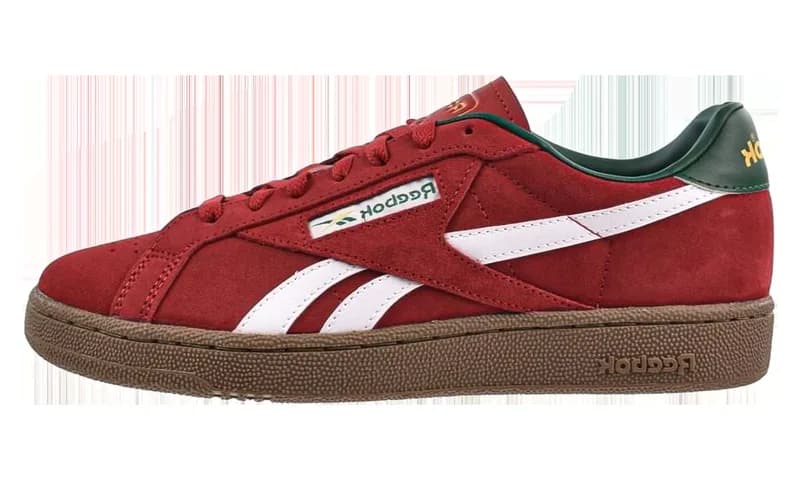 Reebok — Club C Grounds "Flashred / Footwear White / Gum" 100244996 — Sneaker — resale