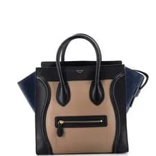 Celine — Celine Tricolor Luggage Bag Leather Mini — Handbag — resale