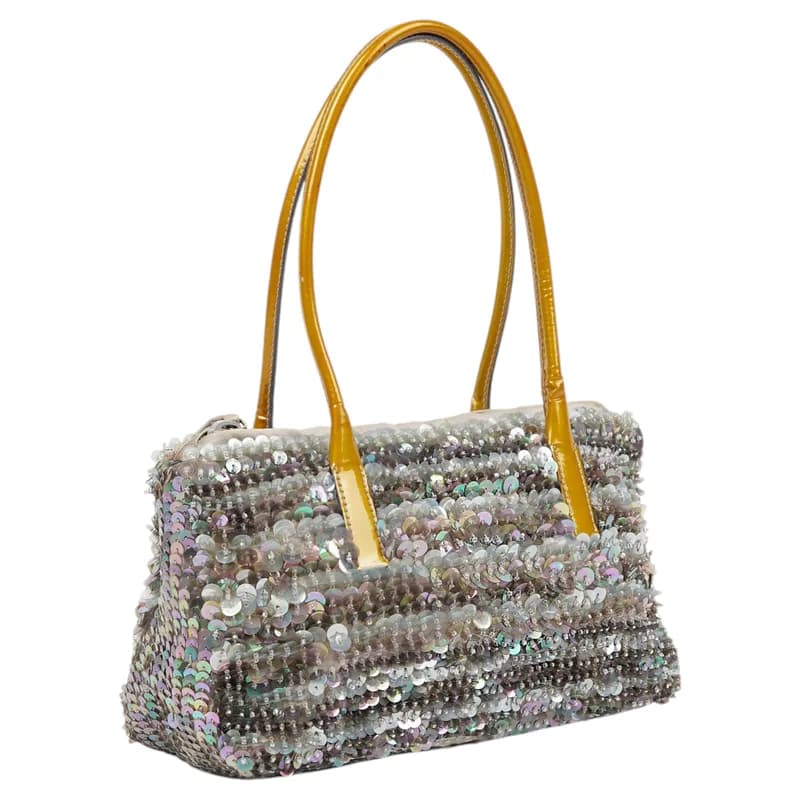 Givenchy FW 2002 Cream Leather Pumpkin Bag by Julien Macdonald