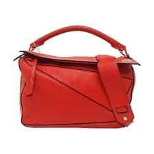 Loewe — LOEWE Puzzle Handbags Leather Red Free Shipping | Duties Paid — Handbag — resale