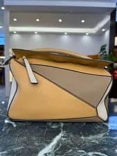 Loewe Multicolor Medium Puzzle Leather Shoulder Bag For Women