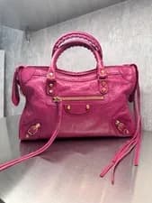 Balenciaga — Balenciaga Women's Classic City S Handbags Fuchsia — Handbag — resale