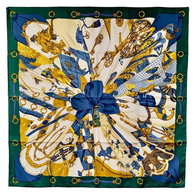 Hermès — Hermès Scarf Soleil de Soie — Designer Shoe — resale