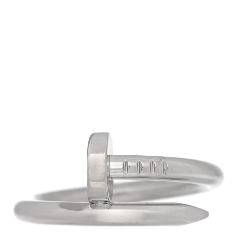 Cartier — 18K White Gold Juste Un Clou Ring 60 9 — Jewelry — resale