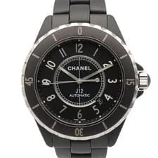 Chanel — CHANEL J12 Wristwatch Watch Ceramic Men s Black H3131 Used from JAPAN — Watch — resale