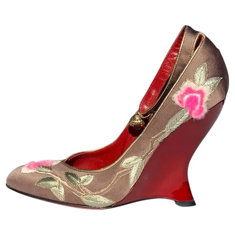 Tom Ford for Gucci — Tom Ford for Gucci Black Silk Chiffon Evening Dress — Designer Shoe — resale