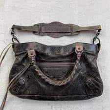 Balenciaga — Balenciaga The City 2WAY Shoulder Bag Handbag Leather Lilac w/Mirror Authentic — Handbag — resale