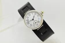 Longines — Gents Military WW1 Solid Silver 1914 Hermetic Longines Trench Watch — Watch — resale