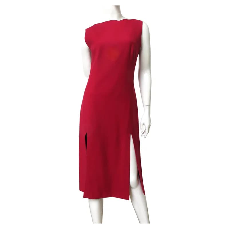 Alexander McQueen — Alexander McQueen New Dress with Front Slits AW 1999 — Designer Shoe — resale