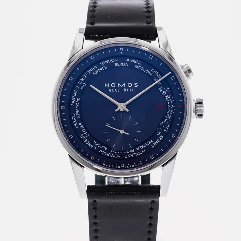 Nomos — Nomos Zürich Weltzeit Nachtblau N807 — Watch — resale