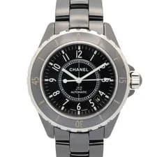 Chanel — Up to 60 000 Yen OFF  CHANEL J12 Watch Ceramic Men s Black H0685 Used from JAPAN — Watch — resale
