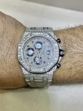 Audemars Piguet — Audemars Piguet Royal Oak Offshore Chronograph 42MM Full Custom Diamond Watch — Watch — resale