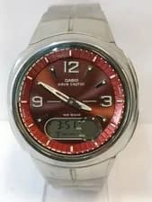 Casio — CASIO WAVE CAPTOR QUARTZ RED DIAL WVA-106HA JAPAN MEN'S WORKING — Watch — resale