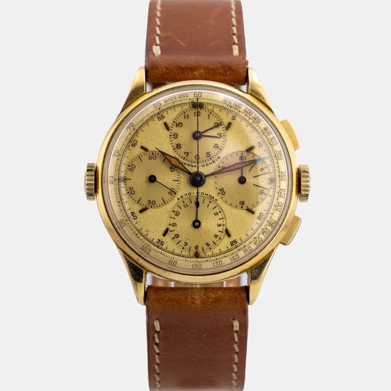 Universal Genève — Universal Geneve Universal Genève, Aero-Compax, Gold 12540 — Watch — resale