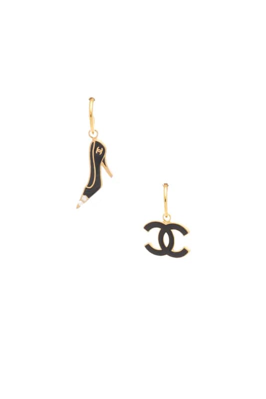 Chanel — Coco Mark Pump Motif Earrings — Jewelry — resale