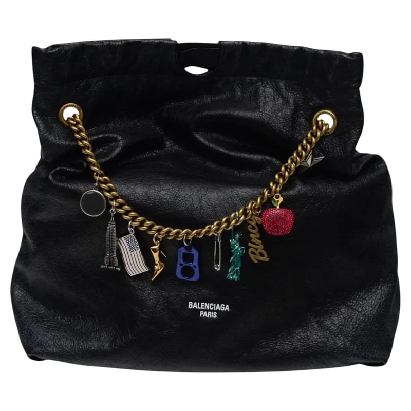 Balenciaga — Balenciaga Crush With New York Charms — Handbag — resale