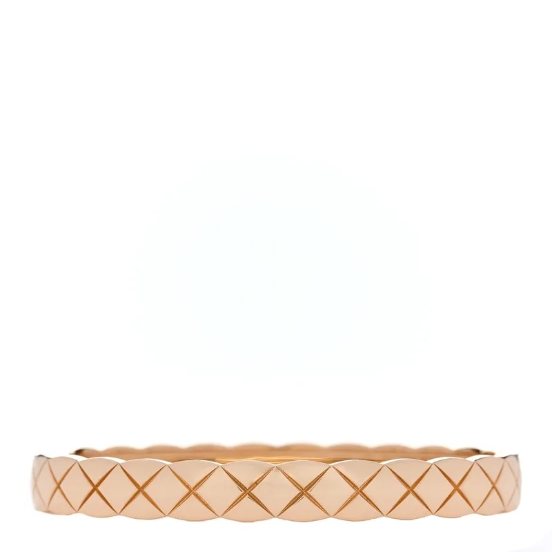 Chanel — 18K Yellow Gold Coco Crush Bangle — Jewelry — resale