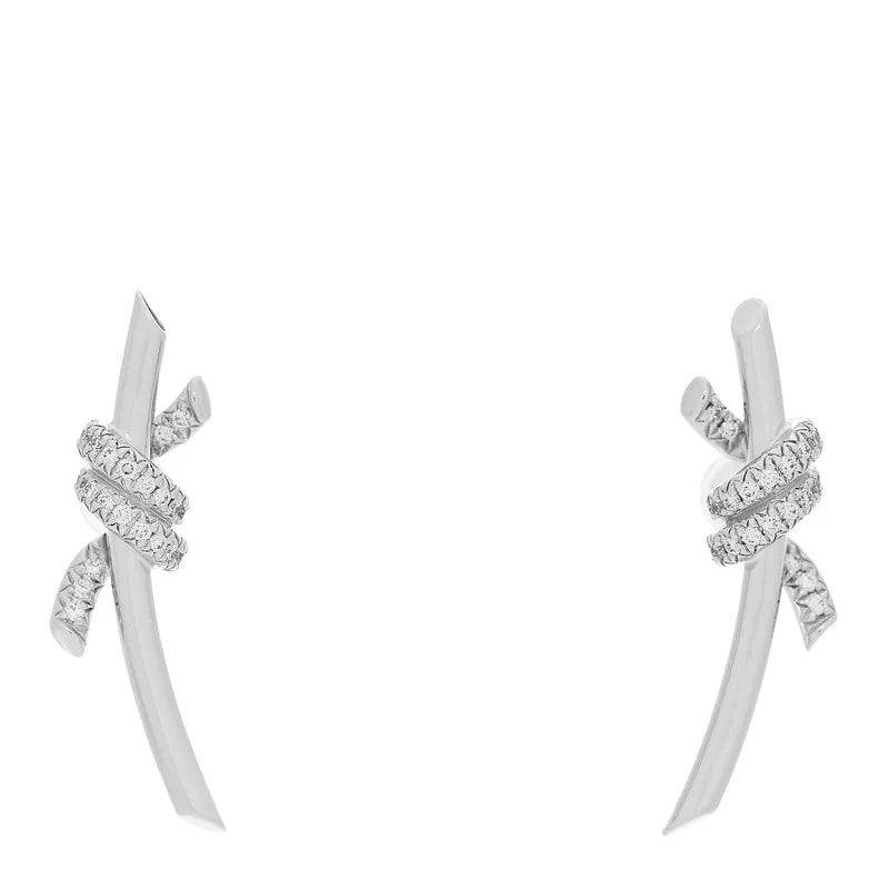 Tiffany & Co. — 18K White Gold Tiffany Knot — Jewelry — resale