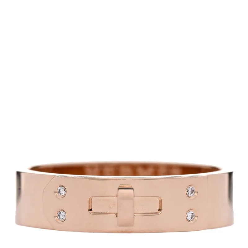 Hermès — 18K Rose Gold Kelly 56 7.75 — Jewelry — resale