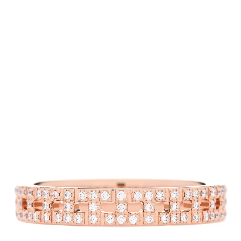 Tiffany & Co. — 18K Rose Gold Narrow T True Band 54 6.75 — Jewelry — resale