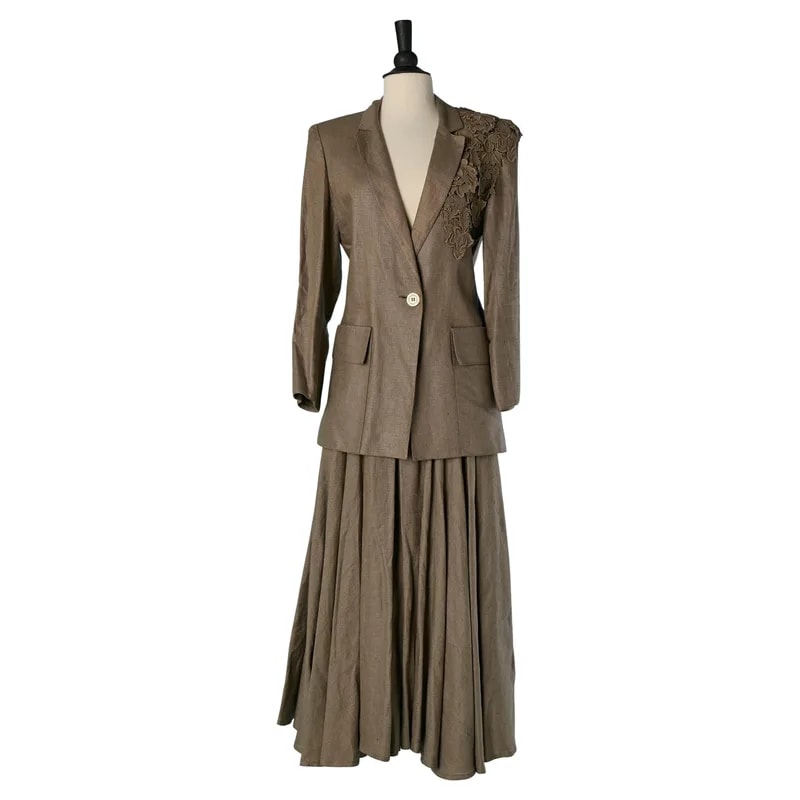 Chloé — Skirt Suit With Passementerie Applique — Clothing — resale