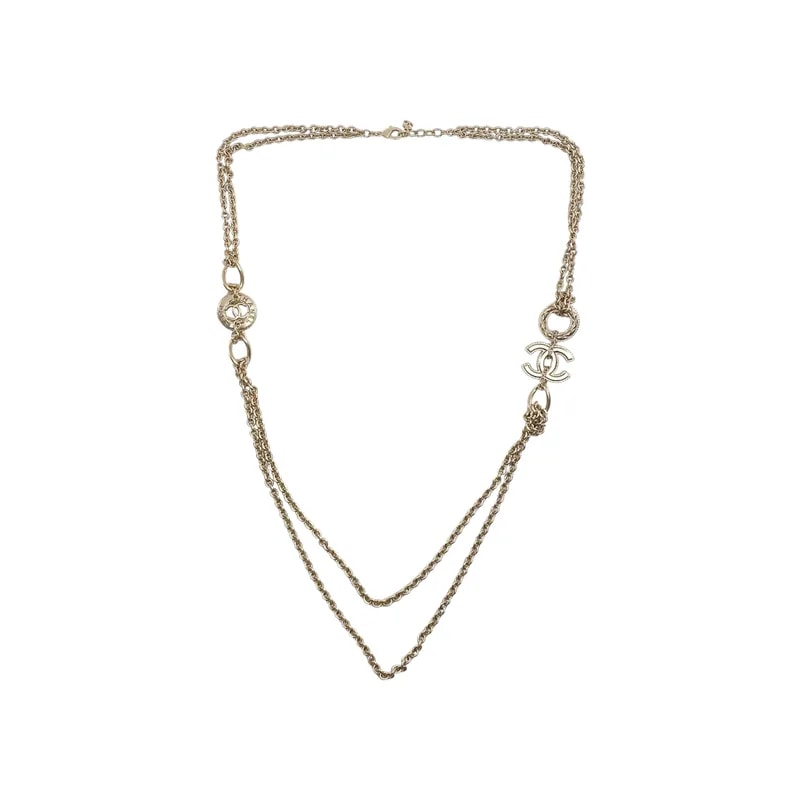 Chanel — Chanel Light Double Chain Long — Jewelry — resale