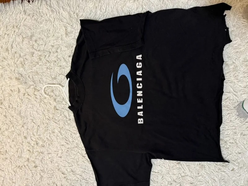Balenciaga — Balenciaga Loop Sports Icon Cropped T Shirt — streetwear — resale