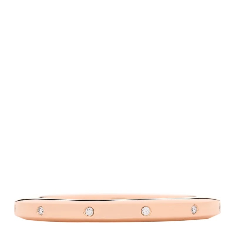 Tiffany & Co. — 18K Rose Gold Tiffany Lock Bangle — Jewelry — resale