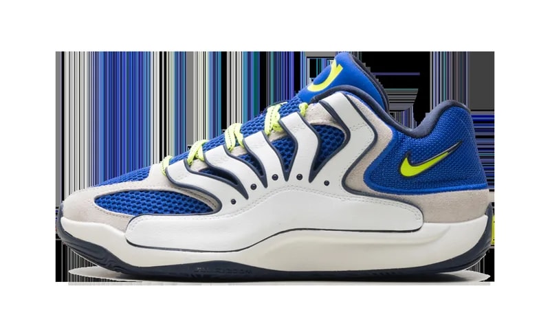 NIKE — KD 18 "Hyper RoyalNeon YellowSail" HV1992 400 — Sneaker — resale